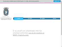 Tablet Screenshot of nkhf.no